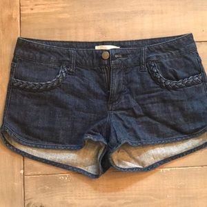 Denim shorts